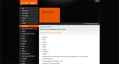 Desktop Screenshot of model-lights.com